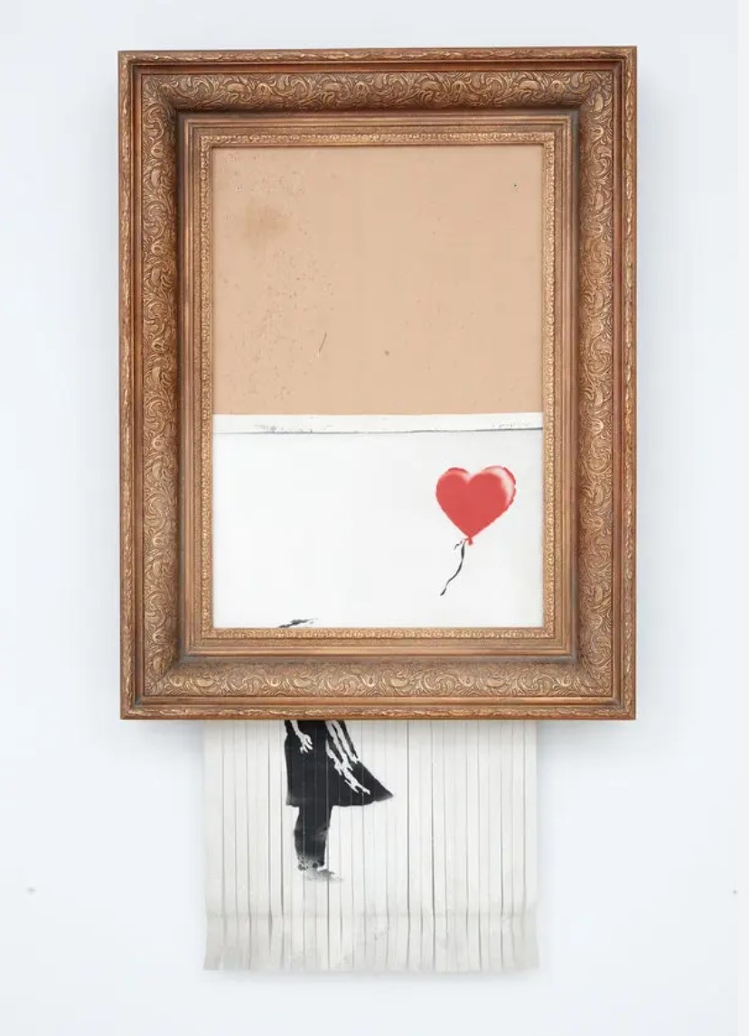 *Бэнкси — псевдоним анонимного английского андеграундного художника стрит-арта, автора работы «Девочка с воздушным шаром»