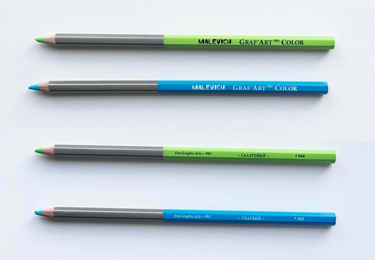 На фото карандаши из набора Graf’Art Color Pro