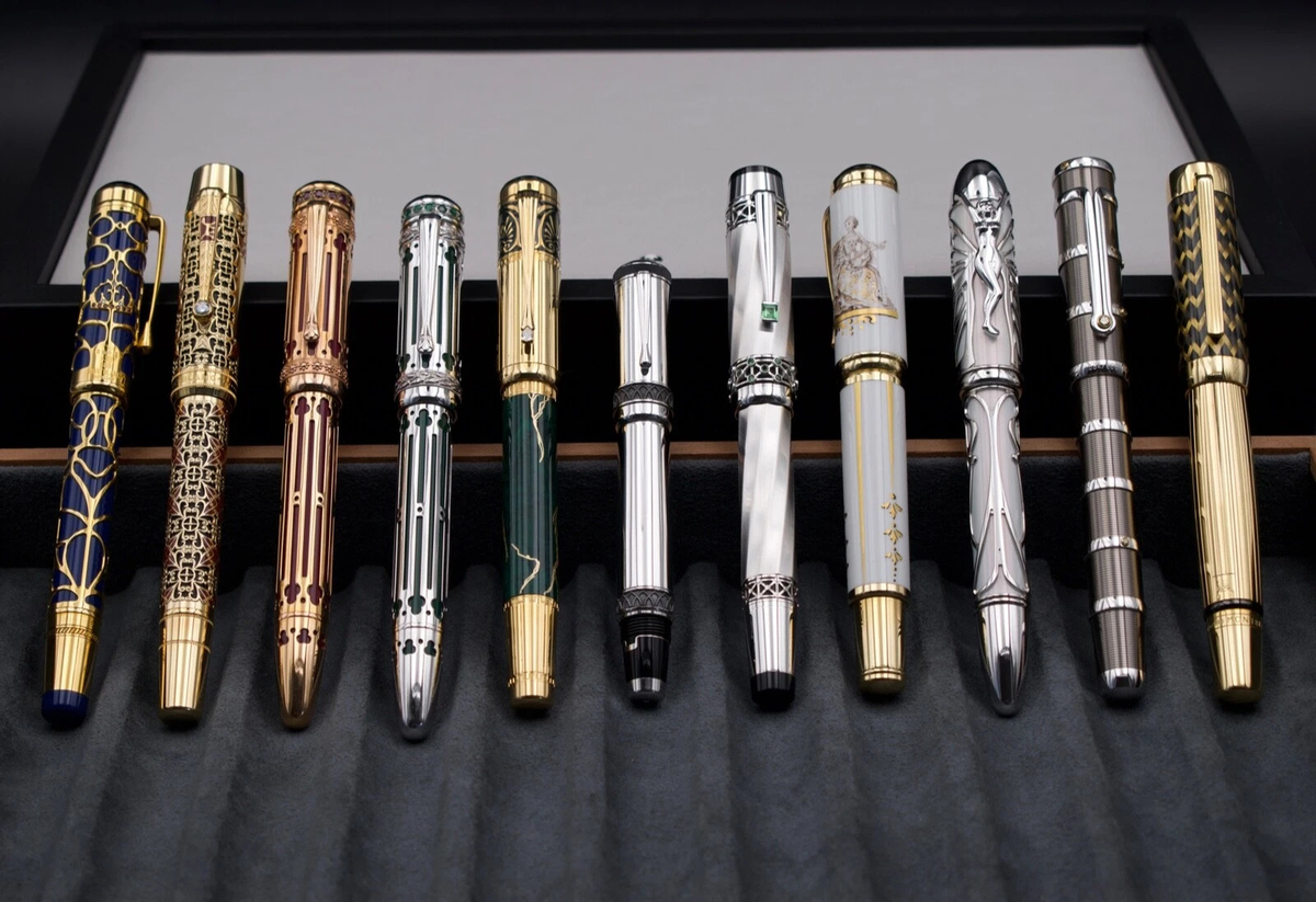 Перьевые ручки из серии Patron of Art. Источник: ebay.com